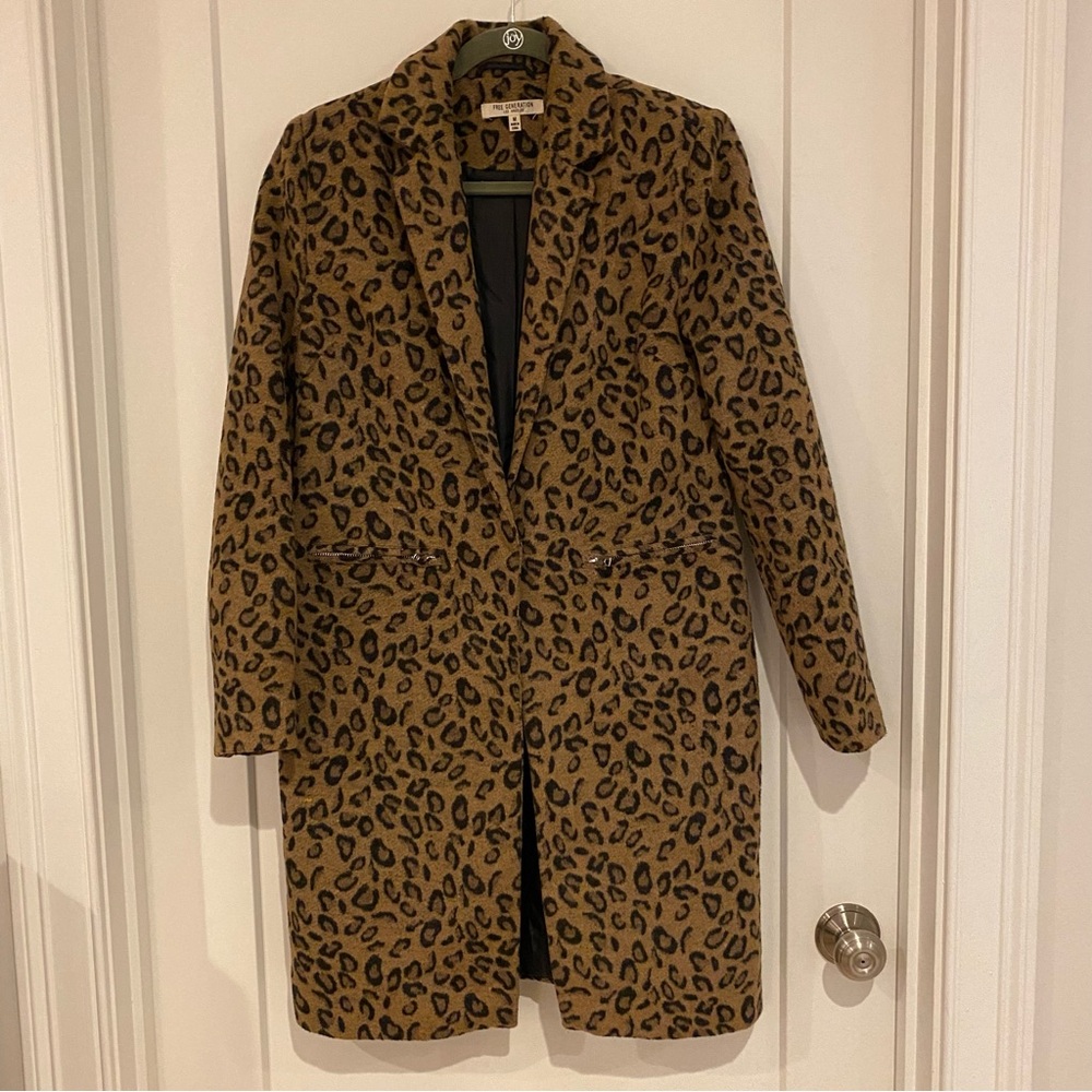 free generation cheetah print coat